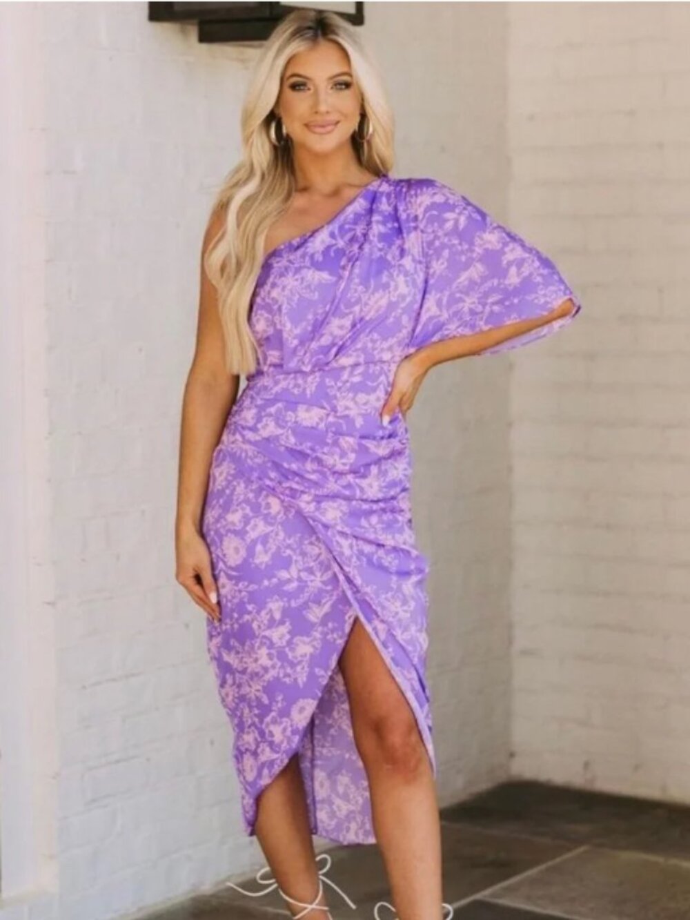 Vici - Purple Midi Dress